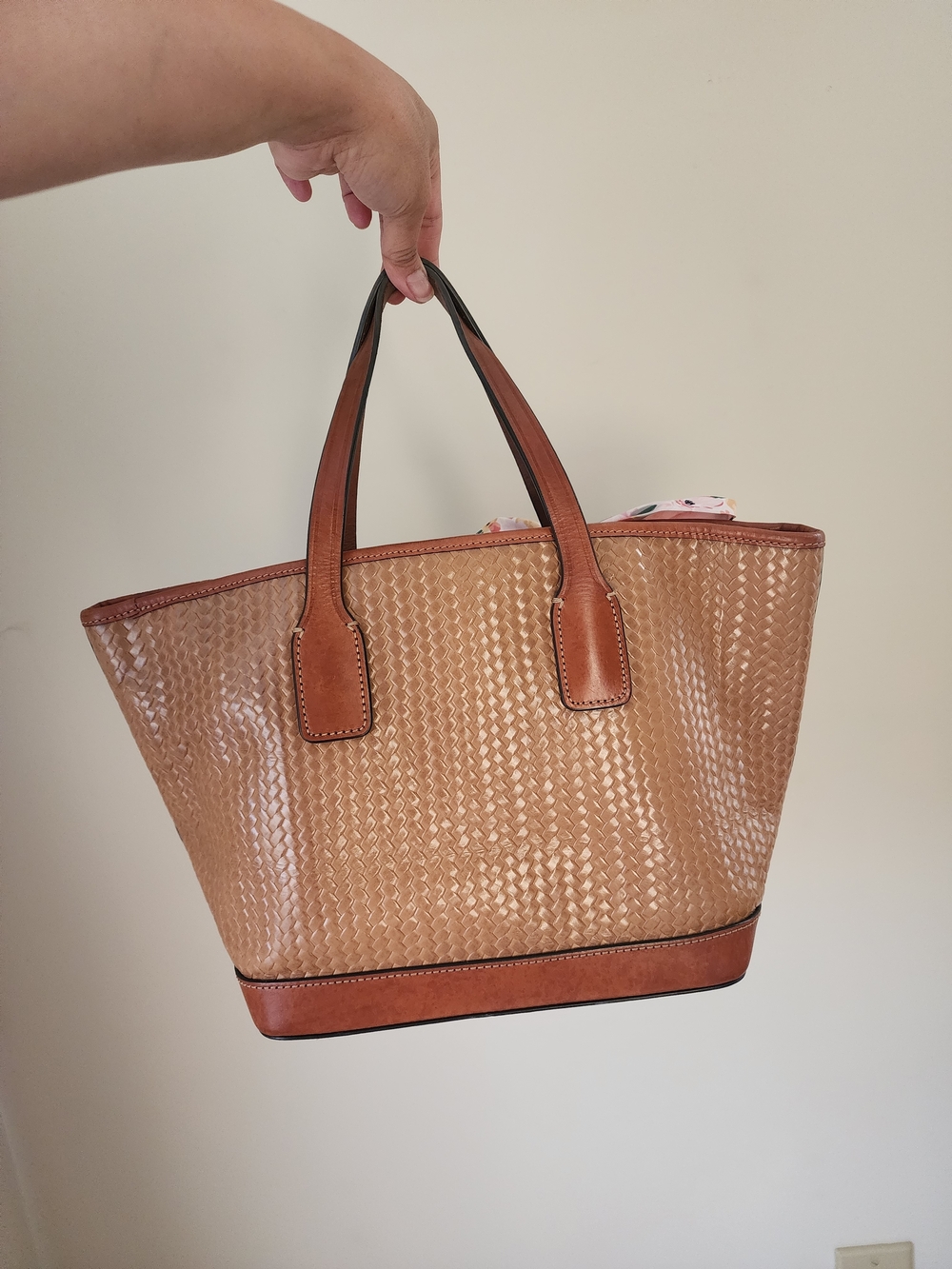 Dooney & Bourke Camden Woven Tote Bag - Picture 2 of 5